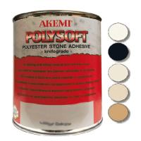 Мраморная шпатлевка Akemi Poly-soft 1.65 кг., Белая 10151