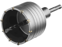 Коронка по бетону SDS Plus 80мм в сборе с державкой